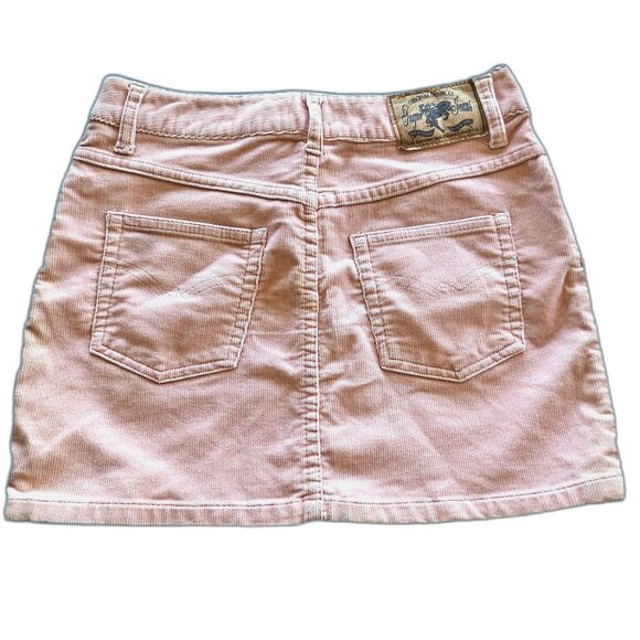 Pink corduroy mini skirt size xs - Picture 2 of 7